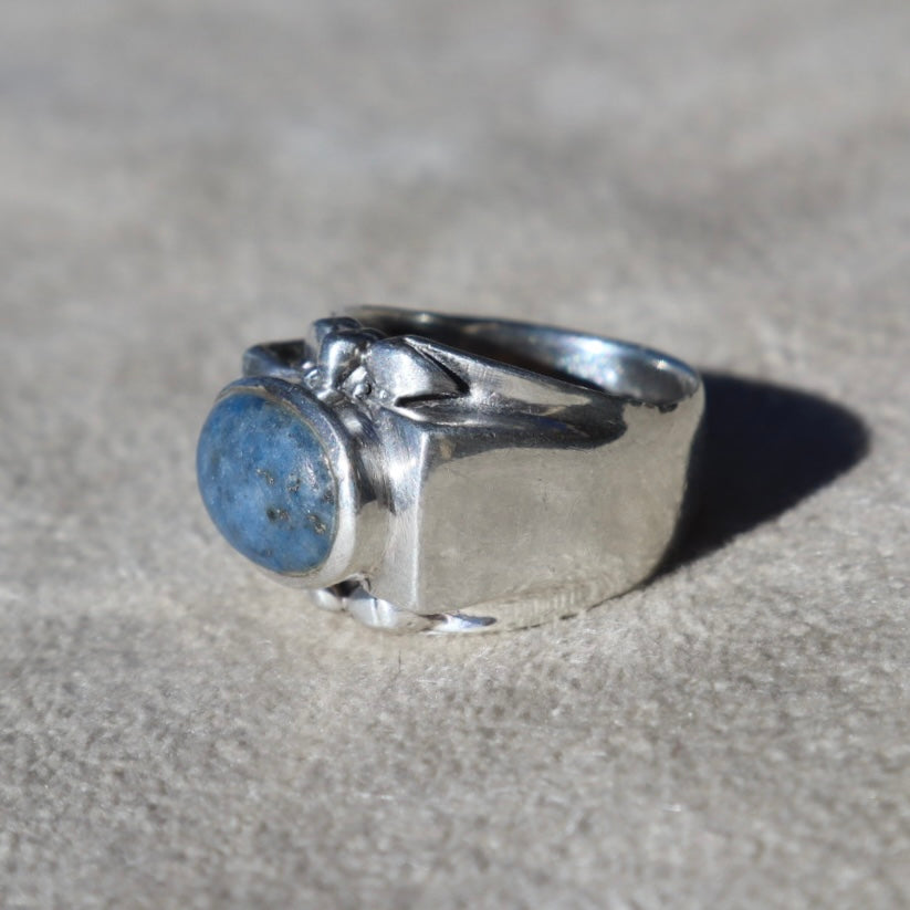 Chunky Sterling Sodalite Ring