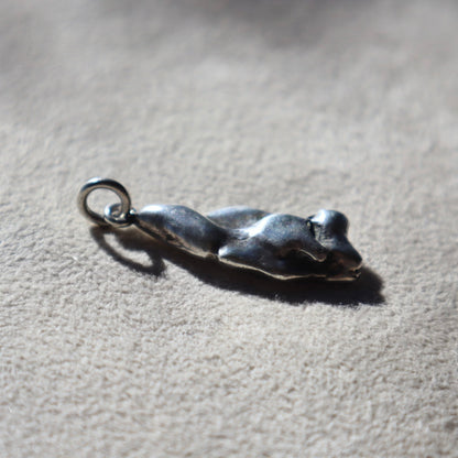 Brutalist Sterling Silver Nugget Pendant