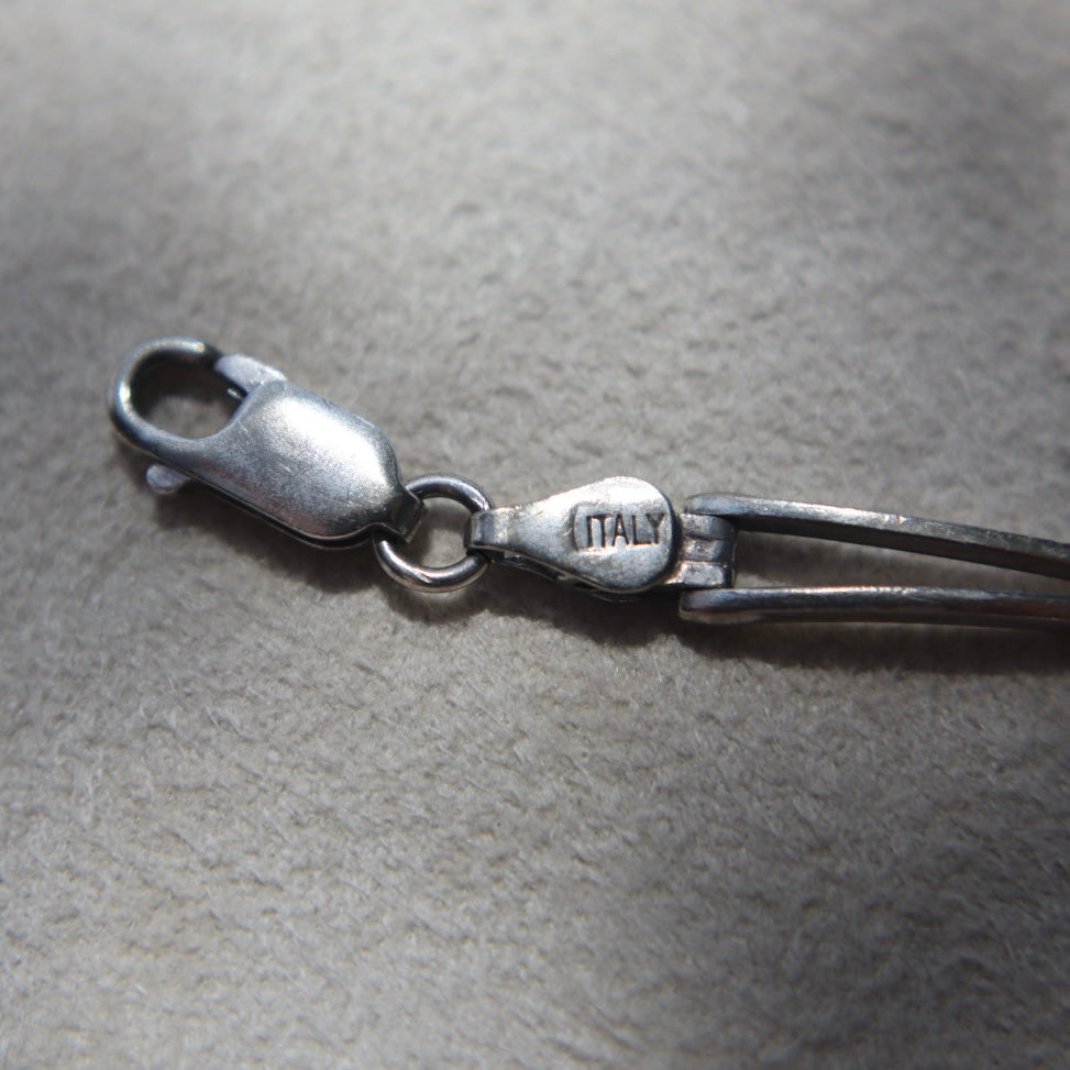 Minimalist Sterling Silver Hinged Bar Bracelet