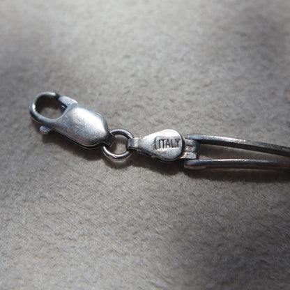 Minimalist Sterling Silver Hinged Bar Bracelet