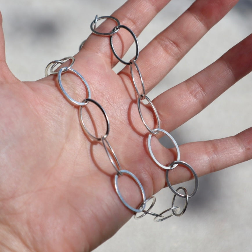 Large Oval Cable Chain Necklace