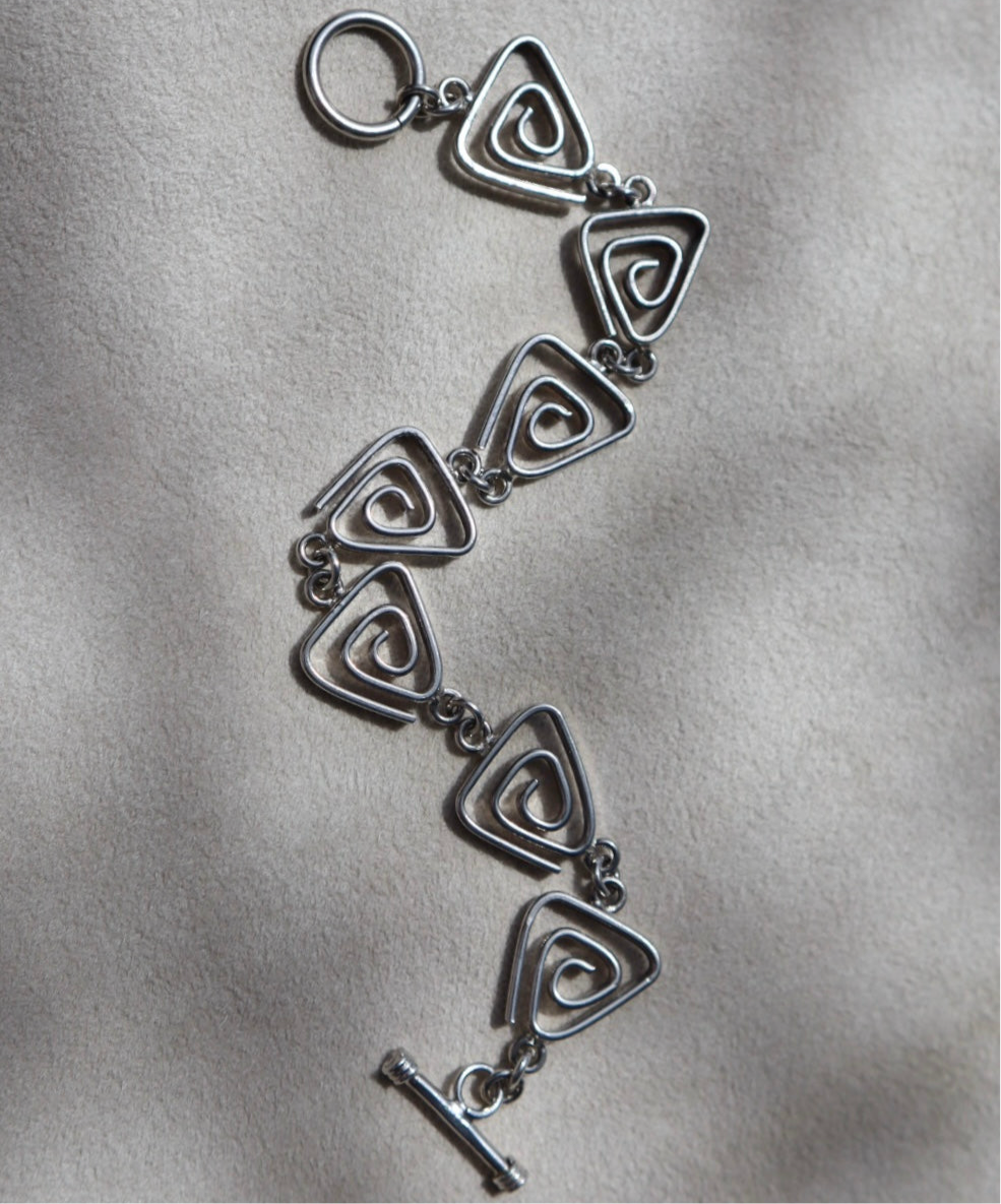 Modernist Spiral Bracelet