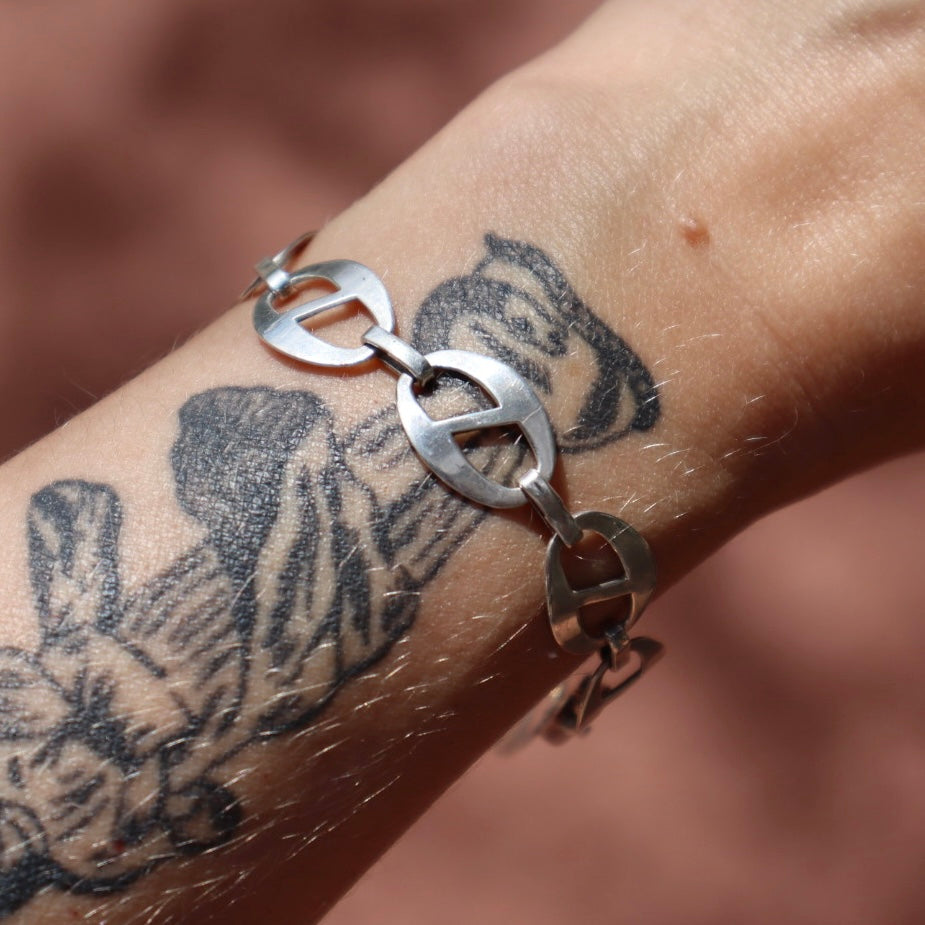 Modern Sterling Taxco Bracelet