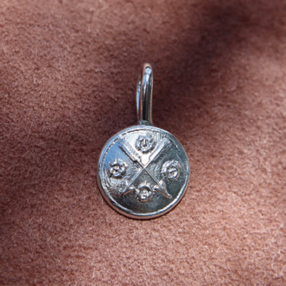 Handmade Sterling Silver Arrows Pendant