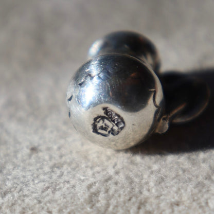 Sterling Silver Etched Pitcher Pendant