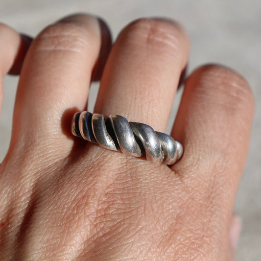 Handmade Sterling Coil Ring
