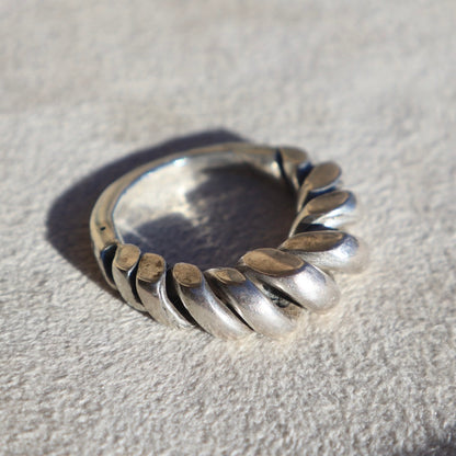Handmade Sterling Coil Ring