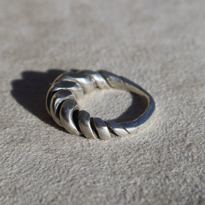 Handmade Sterling Coil Ring