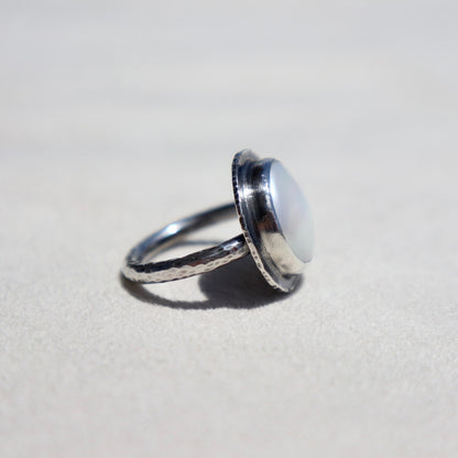 Large Mabe Pearl Ring