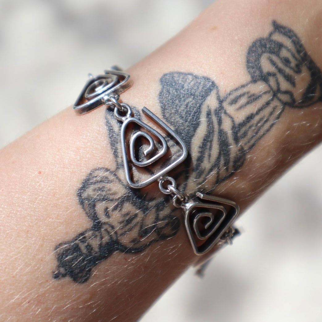 Modernist Spiral Bracelet
