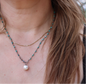 Sterling Turquoise Beaded Necklace
