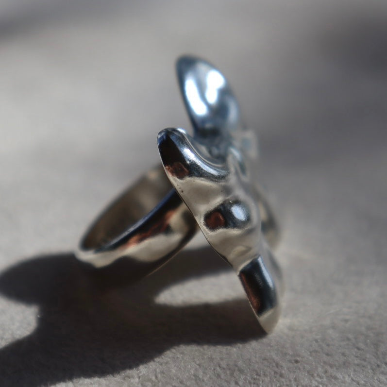 Taxco Sterling Silver Bow Ring