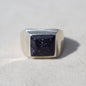 Taxco Mexico Blue Goldstone Ring