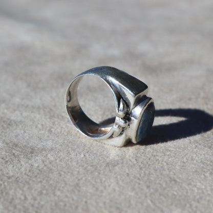 Chunky Sterling Sodalite Ring