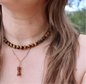 Vintage Tiger’s Eye Beaded Necklace