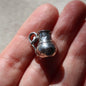 Sterling Silver Etched Pitcher Pendant