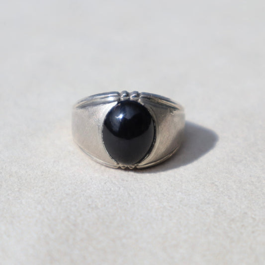 Art Deco Inspired Onyx Ring