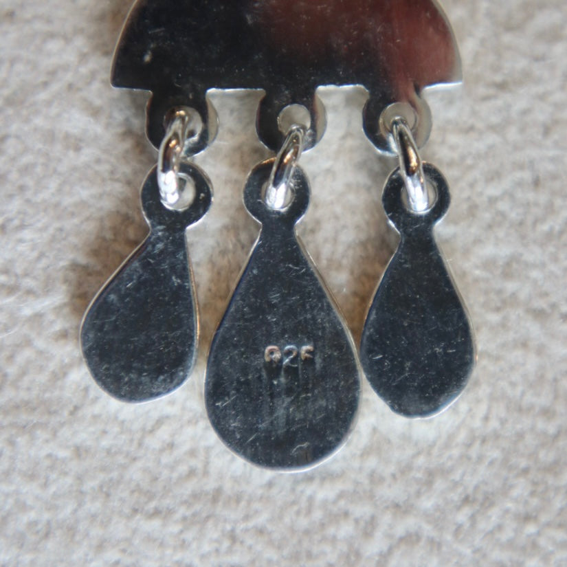 Vintage Sterling Chandelier Earrings