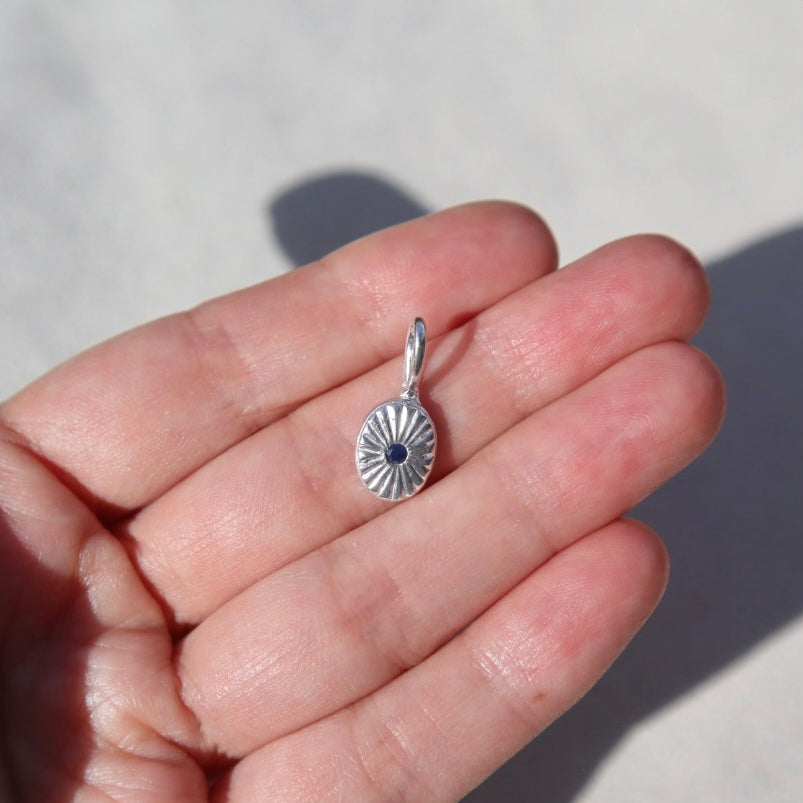 Blue Sapphire Astrale Pendant