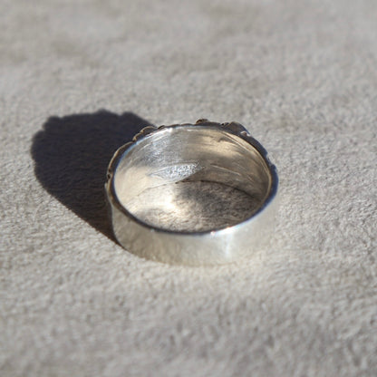 Brutalist Sterling Silver Nugget Band