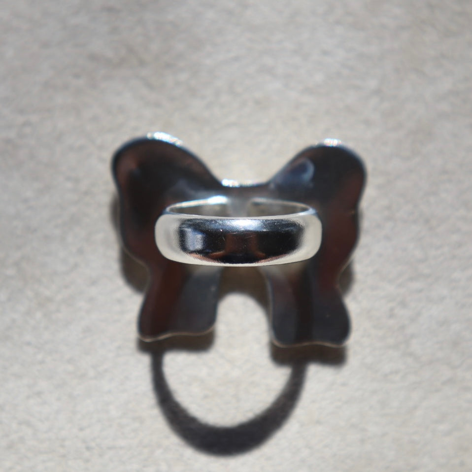 Taxco Sterling Silver Bow Ring