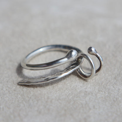 Modernist Abstract Pierced Ring