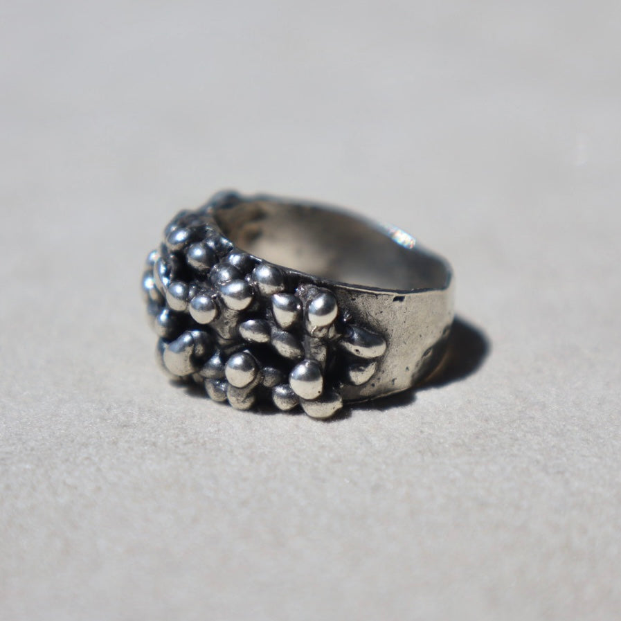 Brutalist Bubble Ring
