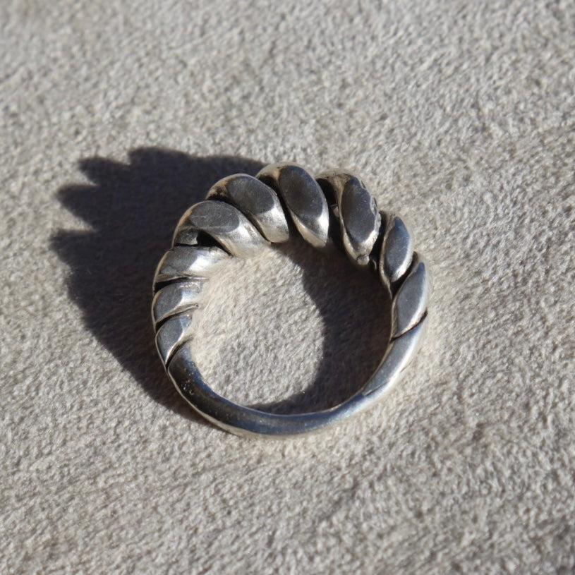 Handmade Sterling Coil Ring