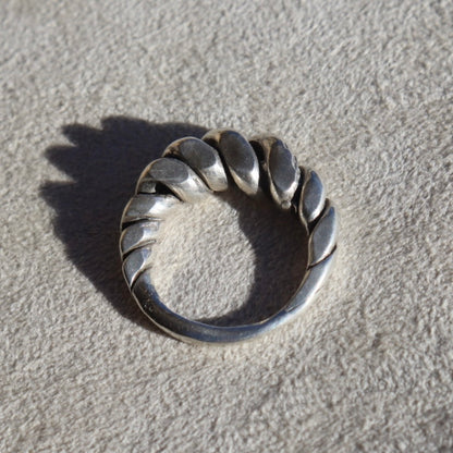 Handmade Sterling Coil Ring