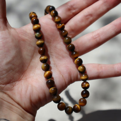 Vintage Tiger’s Eye Beaded Necklace