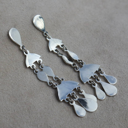 Vintage Sterling Chandelier Earrings