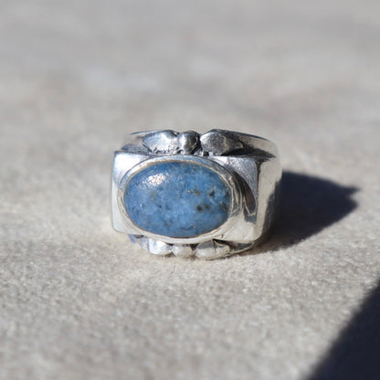 Chunky Sterling Sodalite Ring