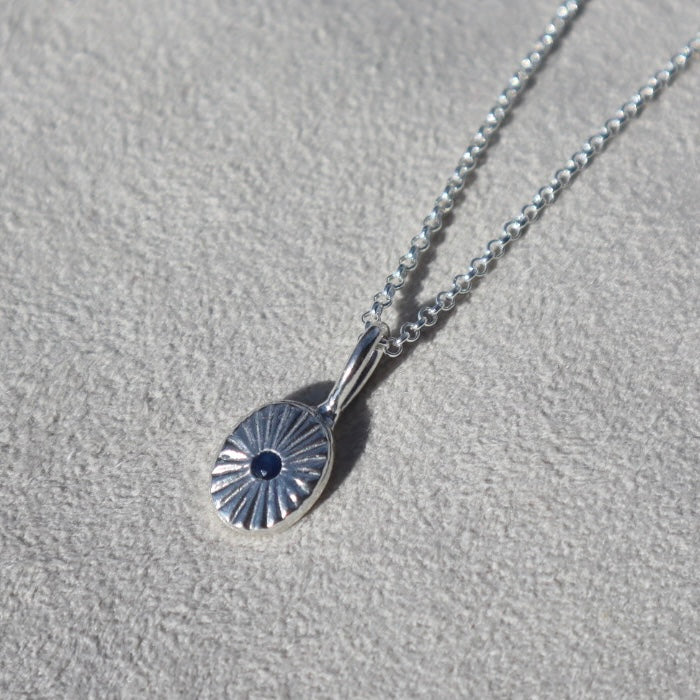 Blue Sapphire Astrale Pendant