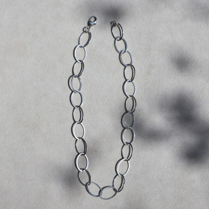 Large Oval Cable Chain Necklace