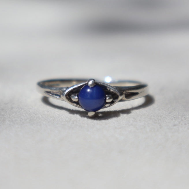 Art Deco Style Star Sapphire Ring