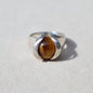 Modernist Tiger’s Eye Marble Ring