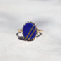 Mid Century Lapis Lazuli Gold Ring