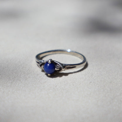 Art Deco Style Star Sapphire Ring