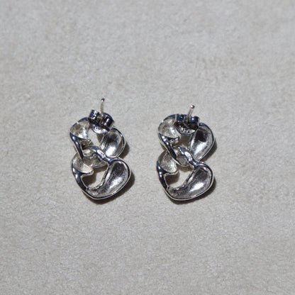 Modern Abstract Heart Earrings