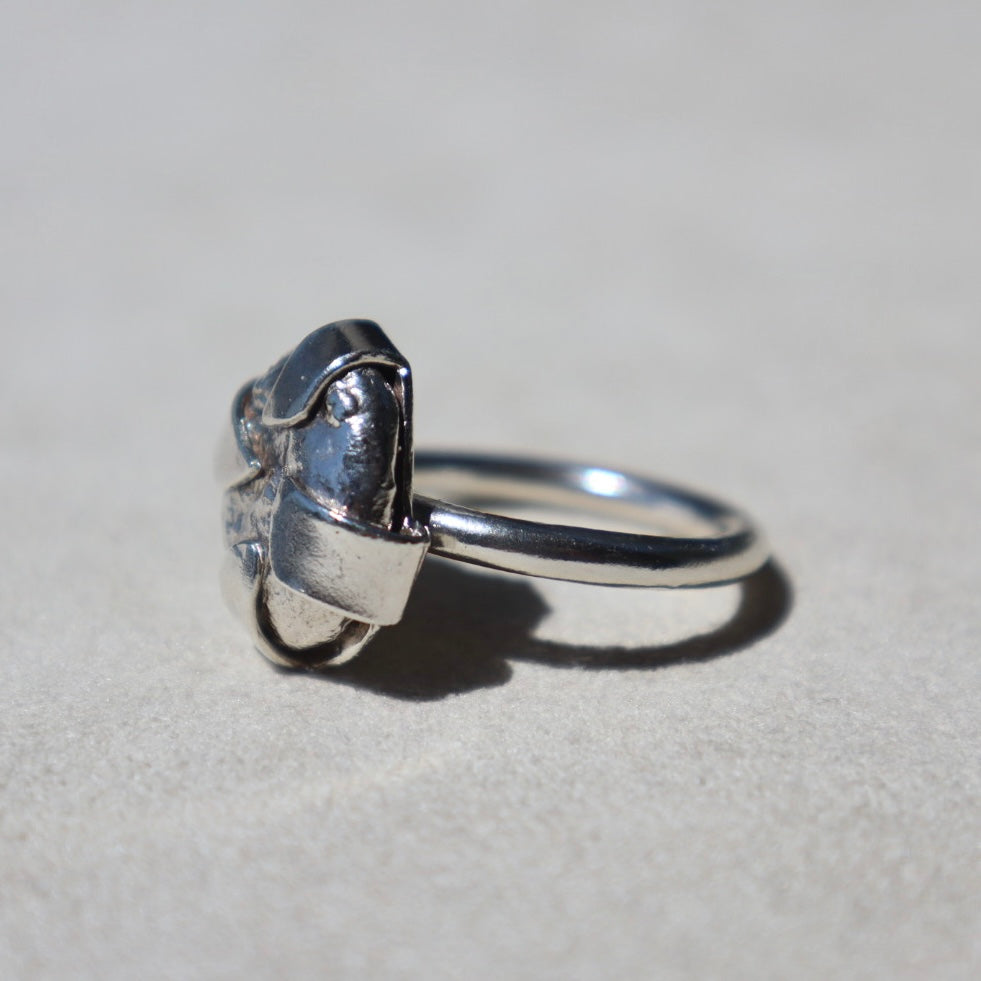 Handmade Sterling Silver Nugget Ring