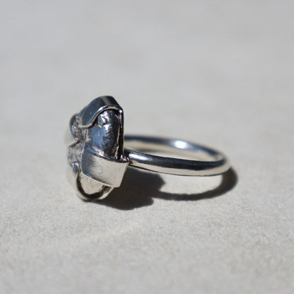 Handmade Sterling Silver Nugget Ring