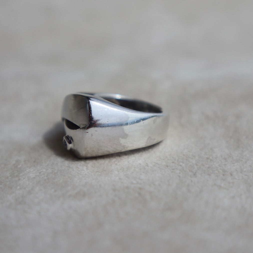 Chunky Modern Assymetrical X Ring
