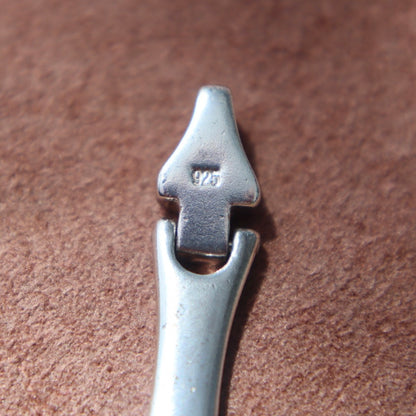 Chunky Silver Bar Link Bracelet