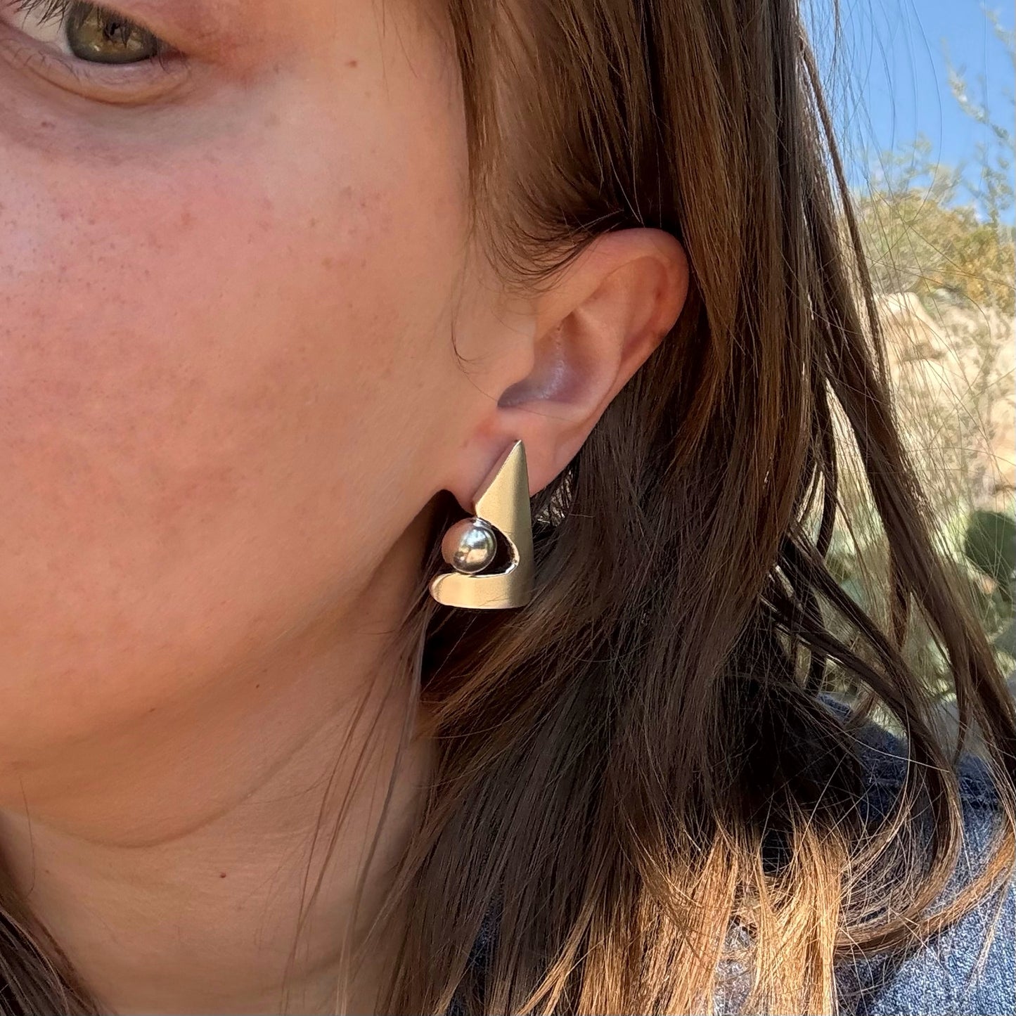 Geometric Modernist Earrings