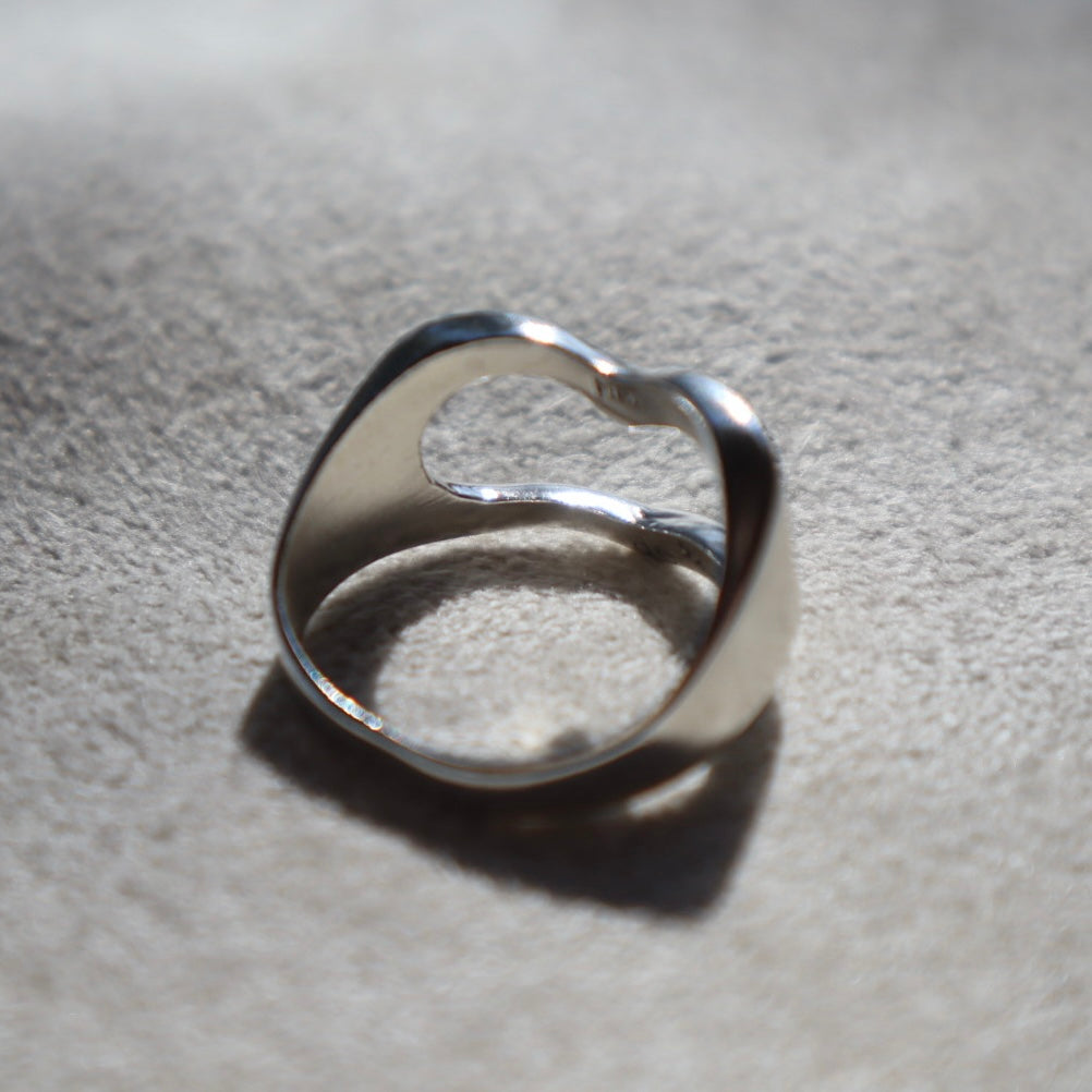 Handmade Silver Heart Ring