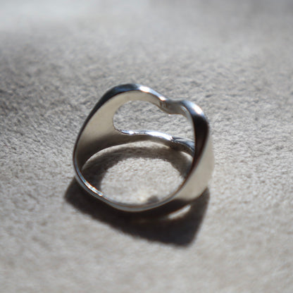 Handmade Silver Heart Ring