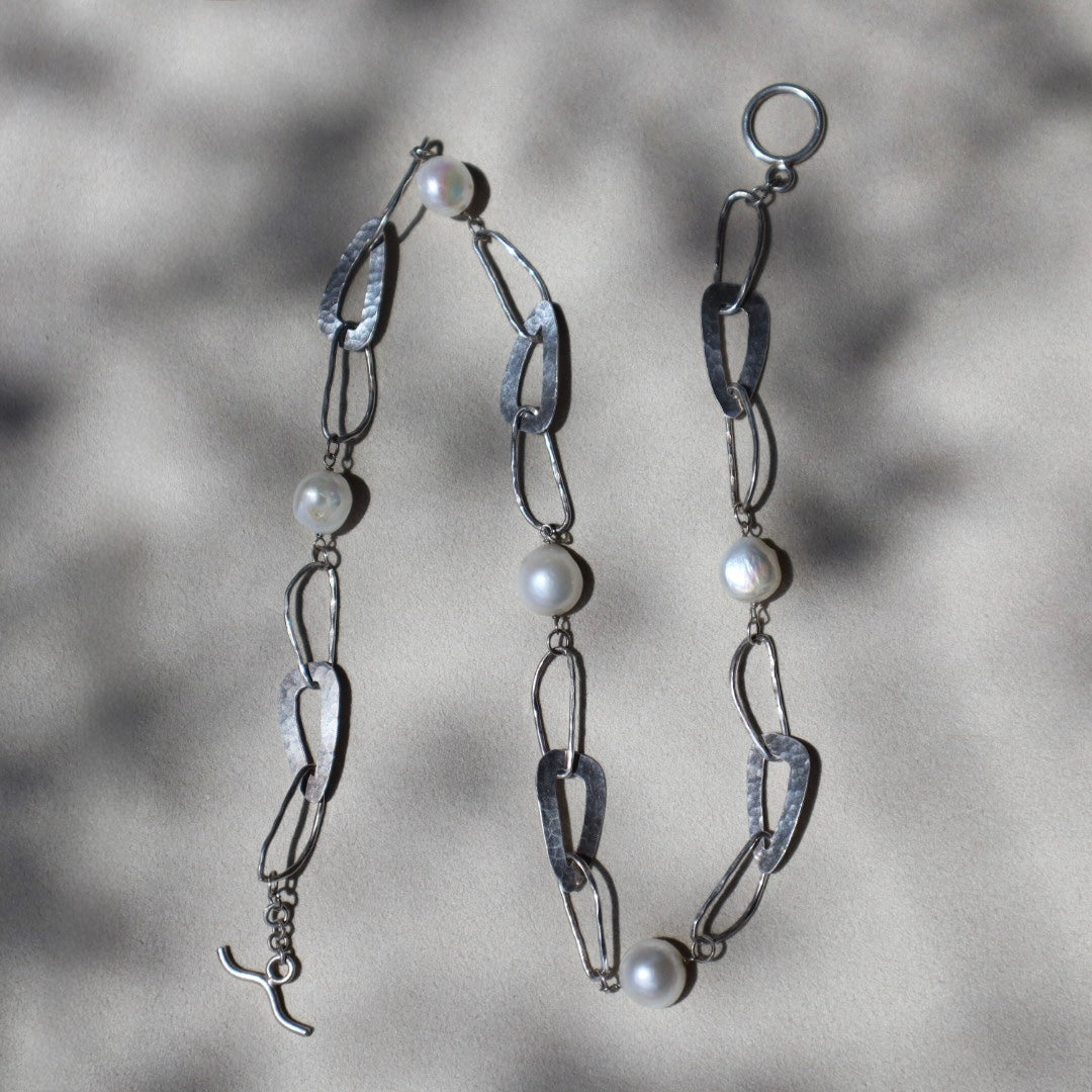 Artisan Sterling Pearl Necklace