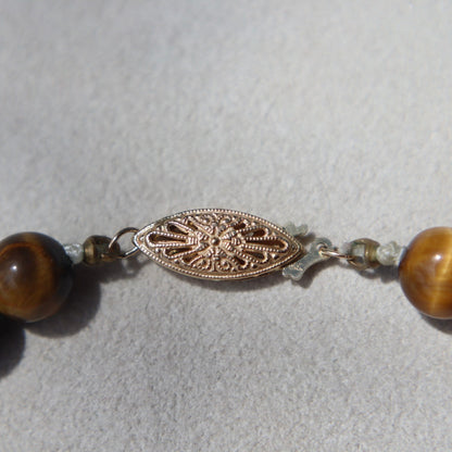 Vintage Tiger’s Eye Beaded Necklace