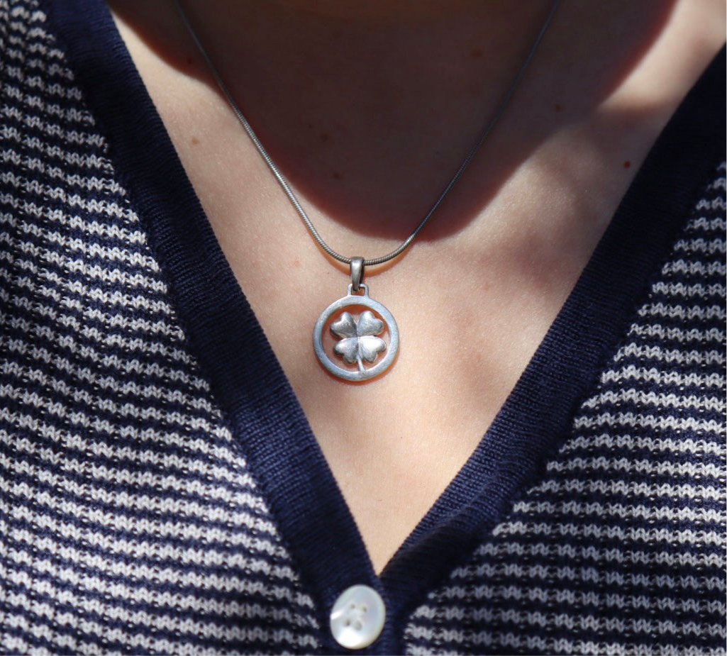 Four Leaf Clover Good Luck Charm