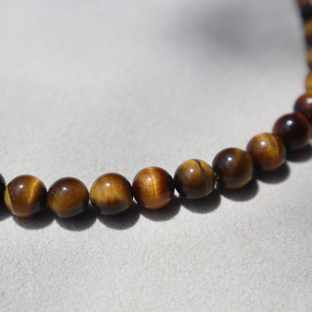Vintage Tiger’s Eye Beaded Necklace